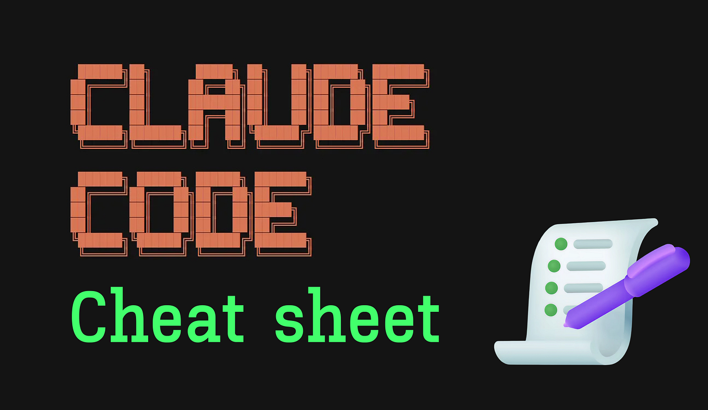 Claude Code Cheat Sheet Portada